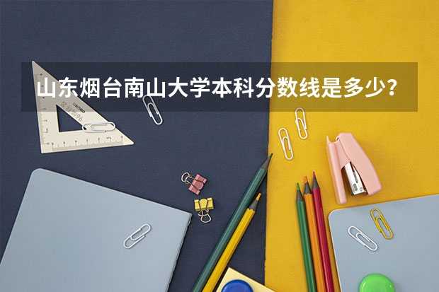 山东烟台南山大学本科分数线是多少？详细~~